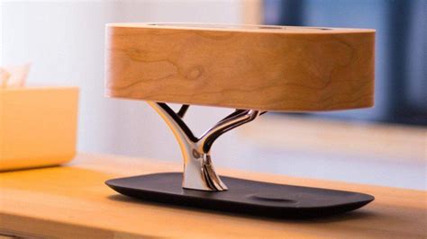 Ciamenr 3 In 1 Tree Lamp Is Also A Wireless Charger And Speaker Tree