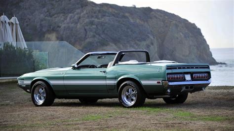 1969 Ford Mustang Shelby Gt 500 Convertible In Silver Jade Shelby