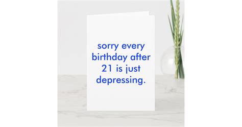Depressing Birthday Card