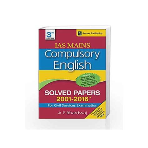 Compulsory English - Solved Papers 2001-2016 for Civil ...