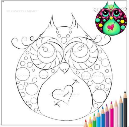 80 Moldes De Corujas Owl Coloring Pages Abstract Owl Coloring Pages