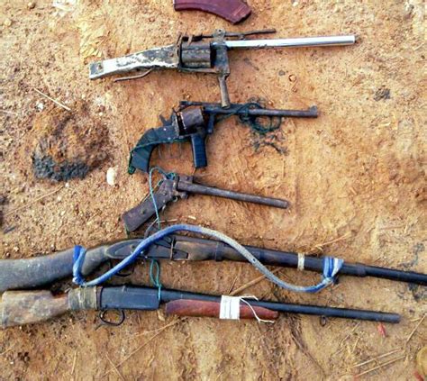 Nigerian Homemade Revolving Shotguns The Firearm Blogthe Firearm Blog