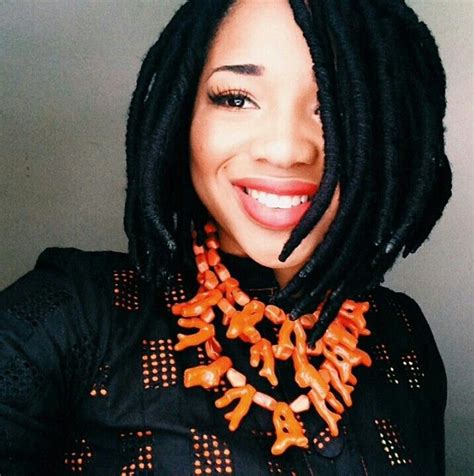 17 chic blunt bob hairstyles. Yarn Locs bob! | Faux Locs! Yarn Locs! JUST Locs Period ...