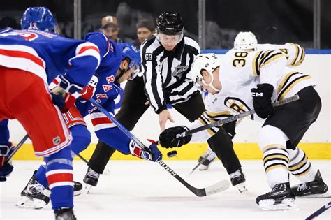 Bruins Rangers Game Recap Black N Gold Hockey
