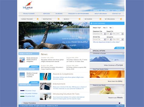 25+ Astonishing Airlines Website Designs for your Inspiration - Web3mantra