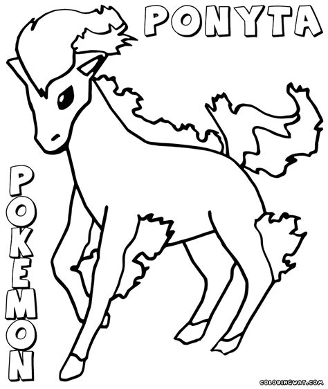 Ponyta Coloring Page At Getdrawings Free Download