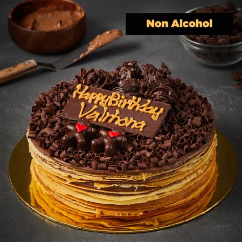 Valrhona Chocolate Crepe Cake Caketella