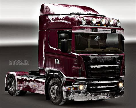 Scania R Snow Skin Ets2 Mods