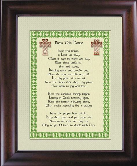 Bless This House Irish Blessing Darby Creek Trading Canvas Art Plus