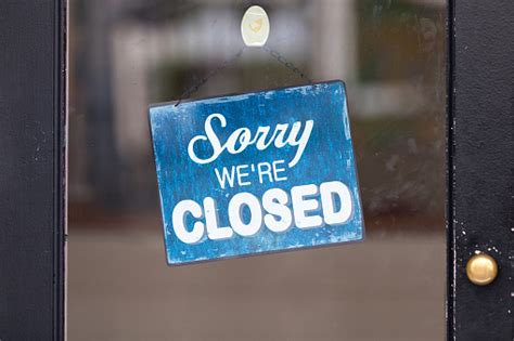 Sorry Were Closed Stock Photo Download Image Now Istock