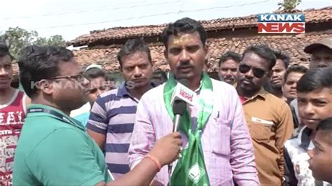 Bjds Kuchinda Mla Candidate Kishore Chandra Nayak Door To Door