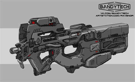 Artstation P90 Sketch Eldar Safin Futuristic Armor Armor Concept