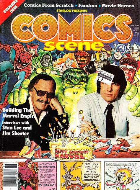 Starlogged Geek Media Again 1982 Comics Scene Issue 1 Celebrates