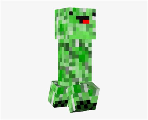 Creeper Derp Photo Minecraft Skin Real Creeper 289x583 Png
