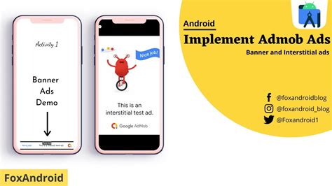 How To Implement Admob Ads In Android Studio Banner And Interstitial