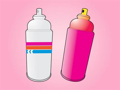 Spray Paint Cans Clipart Free Image Download