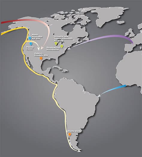 First Americans Migration Routes 