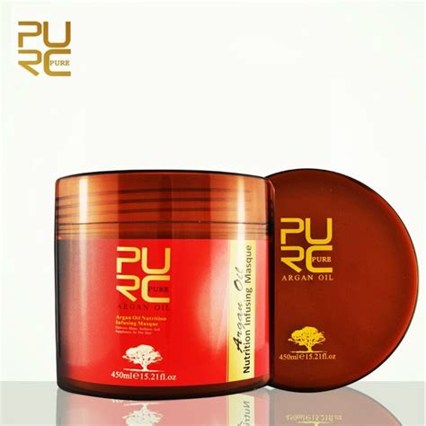 New PURC Moroccan Argan Oil 450ML Hair Mask Nutrition Infusing Masque