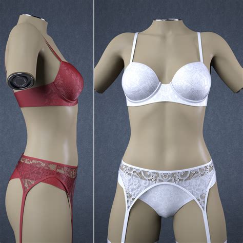 lingerie set 2020 for genesis 8 female 3d figure assets halcyone
