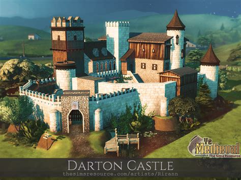 The Sims Resource Ye Medieval Darton Castle No Cc