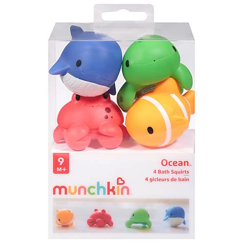Munchkin Ocean Bath Squirts 4 Ea Shop Hames Corporation