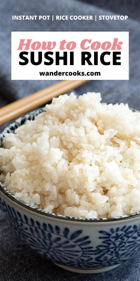 How To Cook Sushi Rice Rice Cooker Instant Pot Stovetop Artofit