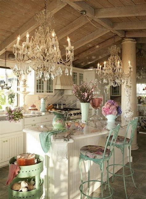 35 Awesome Shabby Chic Kitchen Designs Accessories And Decor Ideas