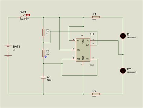 Hobby Electronics Circuits Proteus 555 Timer Illustration To Turn On