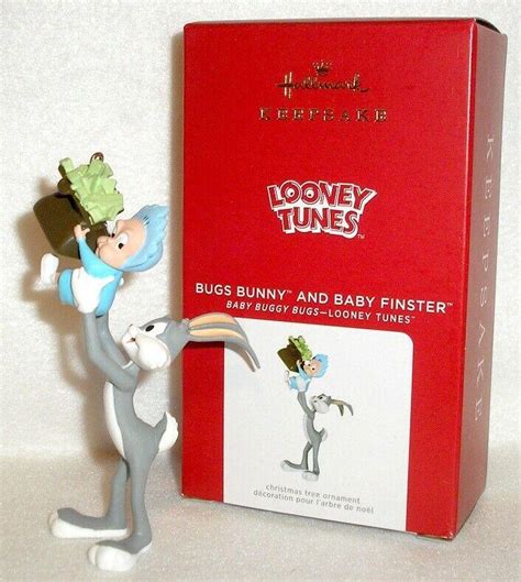 2021 Hallmark Looney Tunes Bugs Bunny And Baby Finster Ornament