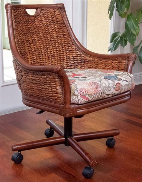 5x 2.5 3 heavy duty office chair caster wheels swivel rubber wood floor. Havana Tilt Swivel Caster Chair - Antique Honey Finish ...