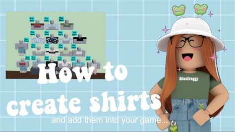 How To Make Shirts And Upload Them Into Your Game Roblox Youtube