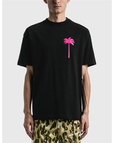 Palm Angels Palm Tree Classic T Shirt In Black For Men Lyst
