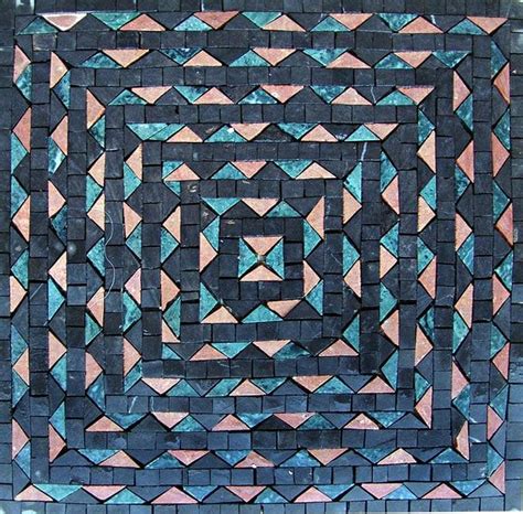 Square Mosaic Art Tiles Astra Geometric Mozaico