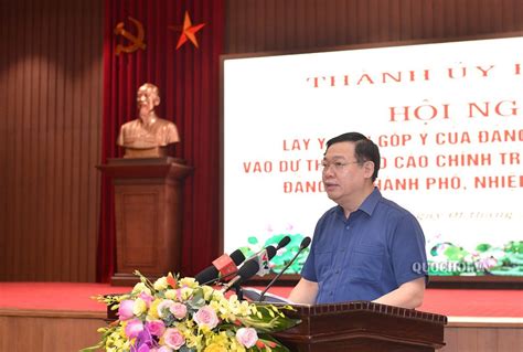 Cựu chủ tịch quốc hội nguyễn văn an từng dùng cụm từ đảng giới thiệu, quốc hội bầu để nói gọn về mối quan hệ này. Đảng đoàn Quốc hội góp ý dự thảo báo cáo chính trị Đại hội ...