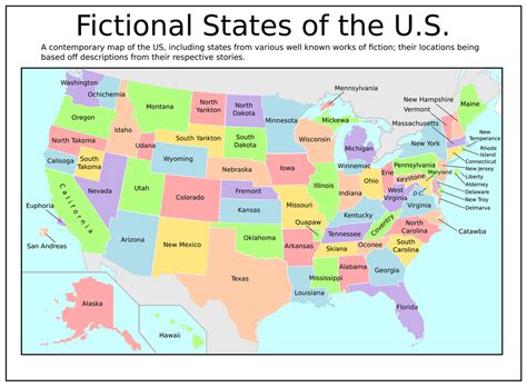 Fictional States Of The Us By Tullamareena On Deviantart