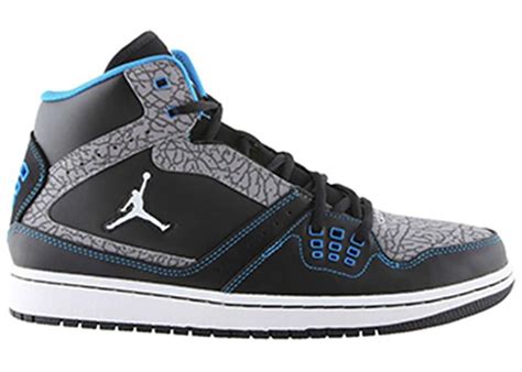 Jordan 1 Flight Black Photo Blue Cement Grey 372704 026