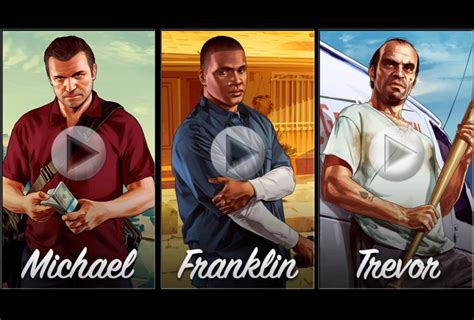 Video Grand Theft Auto V Trailer Previews Three In Game Characters