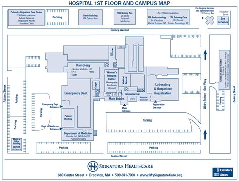 Campus Map Signature Healthcare