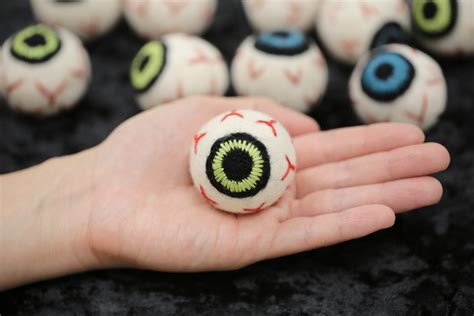 Felt Eyeballs Halloween Eyeballs Halloween Felt Shapes Etsy