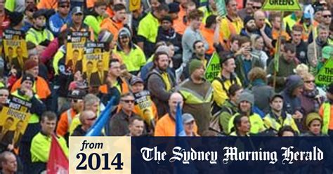 Thousands Join Union Backed Protest Against Abbott Governments Budget