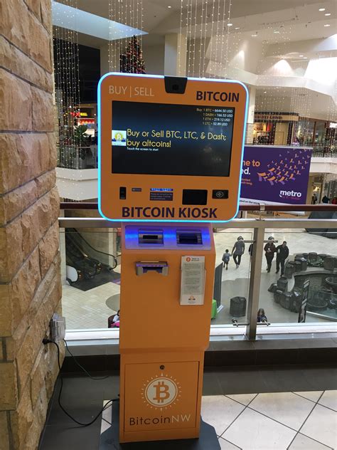 Bitcoin Kiosk At Clackamas Town Center Oregon R CryptoCurrency