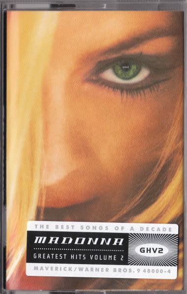 Madonna Ghv2 Greatest Hits Volume 2 2001 Cassette Discogs