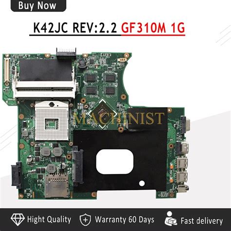 K42jc Motherboard Rev22 Gt310m For Asus A42j K42j X42j A40j K42jr