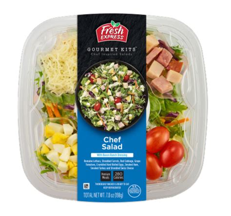 Fresh Express Chef Salad Gourmet Salad Kit 7 Oz Ralphs