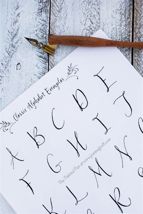 The ultimate guide to modern calligraphy & hand lettering for beginners: How to Use a Calligraphy Alphabet to Practice Lettering ...
