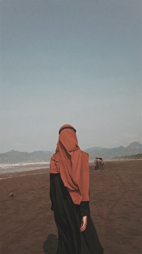 Outfit Syari Aesthetic Muslimah Aesthetic Di 2021 Potret Diri