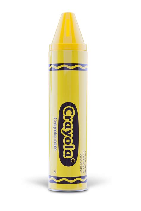 Crayon Bank 15 Tall Unmellow Yellow Crayola