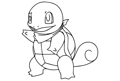 Squirtle Pokemon Free Coloring Page Free Printable Coloring Pages