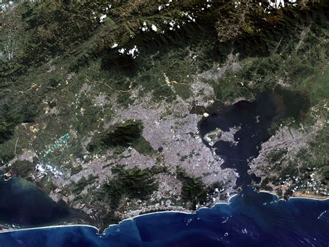 Satellite Image Of Rio De Janeiro In Brazil Image Free Stock Photo Public Domain Photo Cc0
