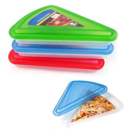 For frozen leftover pizza, let it thaw on the countertop for at least an hour then follow the instructions above. 3 Plastic Pizza Slice Containers Box Lid Compact Takeout ...